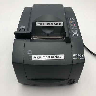 USED HP TransAct Ithaca BANKjet 1500 Inkjet Printer USB POWER TESTED ONLY READ - Image 1 of 4