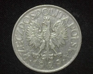 POLAND 1929 1 ZLOTY Y14 EXTREMELY FINE ~C18 - Picture 1 of 2