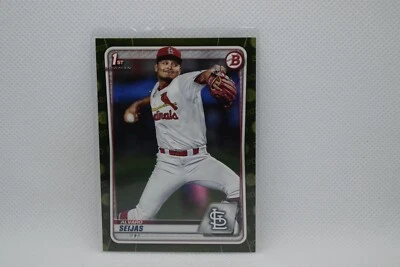 Alvaro Seijas #BP-50 - 2020 - 1st Bowman Rookie RC Camo - St. Louis Cardinals - Image 1 of 2