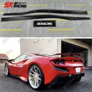 Forged/Carbon Fiber Side Skirts LiP Bodykit 2PCS Fits Ferrari F8 Tributo Spider - Picture 1 of 24
