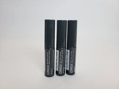 3x Máscara de pestañas Clinique High Impact 01 negra 0,14 oz/3,5 ml cada una - tamaño de viaje Foto 1 de 3