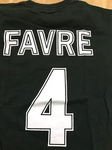 Brett Favre New York Jets Football Logo VINTAGE NFL Shirt - Picture 1 of 4