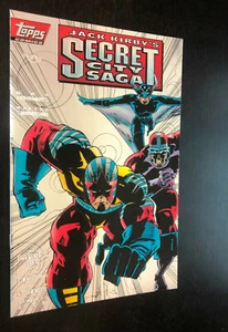 SECRET CITY SAGA #0 (Topps 1993) -- Jack Kirby -- Silver Chrome Variant -- VF/NM - Bild 1 von 2