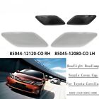 Pair Front Bumper Headlamp Washer Nozzle Cap Cover Left/Right For COROLLA 06-13