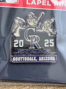 Colorado ROCKIES 2025 Spring Training Scottsdale, Arizona Baseball Logo Pin - Picture 1 of 3