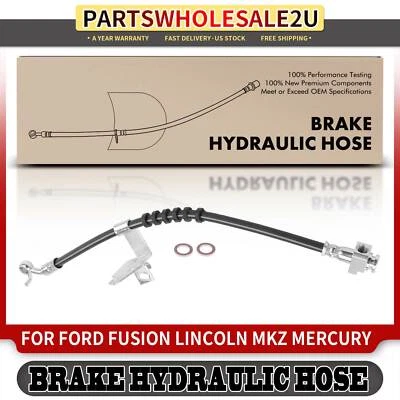 Manguera hidráulica de freno delantero izquierdo para Ford Fusion Lincoln MKZ Mercury Milan Foto 1 de 4