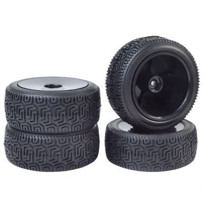 Neumáticos delanteros y traseros 1/10 RC y llantas de 12 mm hexagonales para coche buggy Tamiya TT02B Foto 1 de 4