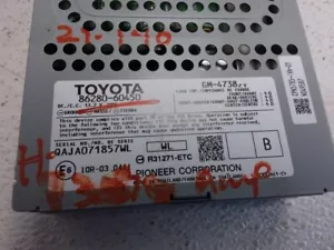2014 - 2018 Lexus IS 200 300 GX460 Factory OEM Radio Amp Premium Amplifier - Picture 1 of 2