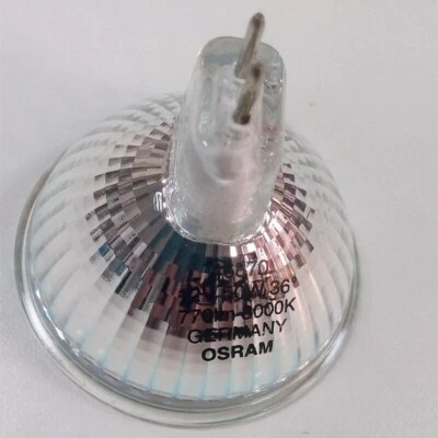 OSRAM 46870WFL 12V50W Spotlight 36° Display Lamp With Glass Cover MR16 Light Cup - Image 1 of 4