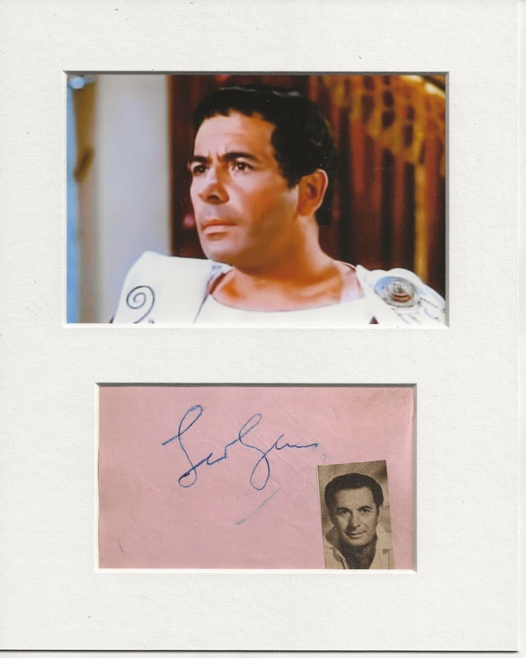 Leo Genn quo vadis signed genuine authentic autograph signature UACC RD COA - Image 1 of 1