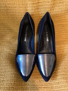 Pour La Victoire Vero Cuoio Metallic Heels, Pumps, Suede, 7, Made In Brazil - Picture 1 of 9