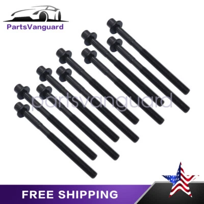 10x NUEVO Kit de pernos de cabeza para Hyundai Kia Accent Forte Koup 1,6 L DOHC 16v 2012-2019 Foto 1 de 4