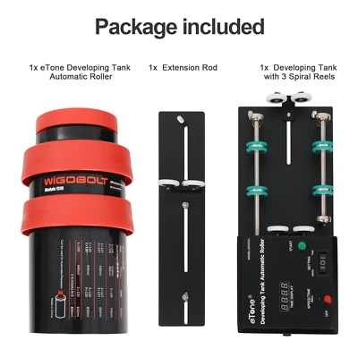 Máquina processadora automática de filme de câmara escura para Jobo AP+ 3 espirais tanque de desenvolvimento - Imagem 1 de 4