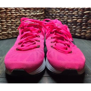 Nike LunarGlide 6 Running Shoes Hot Pink Lightweight Sneakers Size 6 - Picture 1 of 9
