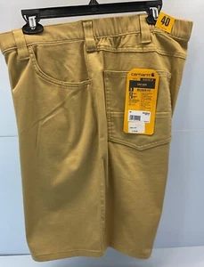 NEW Carhartt Force Relaxed Fit Twill 5 Pocket Work Short Men's Sz 40 ~9” Inseam~ - Picture 1 of 5