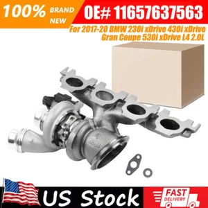Turbo Turbocharger Fits BMW 230i 330i 430i 530i X3 X4 2.0L 2017-2020 11657637563 - Picture 1 of 12
