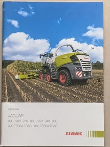 Claas Jaguar 990 980 Terra Trac Feldhäcksler Prospekt Traktor Bulldog Schlepper - Bild 1 von 1
