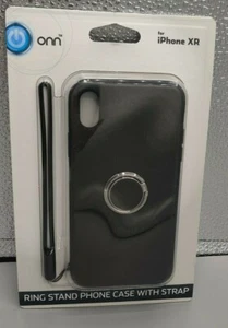 ONN iPhone XR Ring Stand Funda teléfono con correa - Imagen 1 de 5