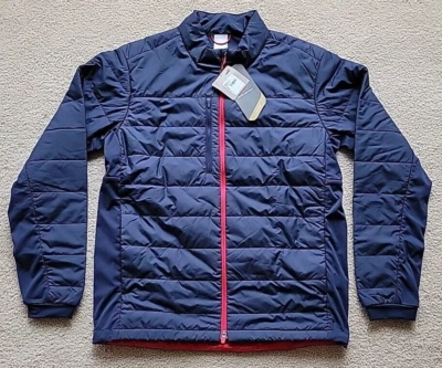 PUMA Volition America Frost Golf Jacket Fairbanks Blue USA Primaloft Men Medium Foto 1 de 4