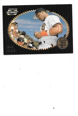 Barry Bonds 1996 Pinnacle Summit Baseball Card #107 San Francisco Giants - Image 1 of 2