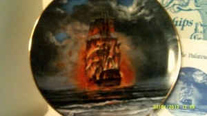 VTG 1981 "THE PALATINE" LEGENDARY SHIPS OF THE SEAS-#4811-LTD ED COLLECTOR PLATE - Picture 1 of 4