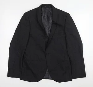 NEXT Chaqueta de Lana Negra para Hombres Traje Chaqueta Talla 38 Regular - Imagen 1 de 10