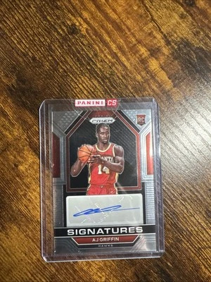 2022-23 Panini Prizm - Rookie Signatures AJ Griffin #RSI-AJG (AU, RC) - Image 1 of 4
