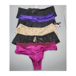 Victoria's Secret 6 Paar freche Höschen seidige Spitze Größe - L  - Bild 1 von 10