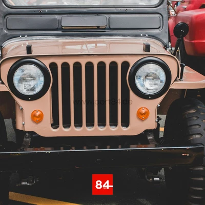 Faros Jeep CJ CJ5 CJ6 CJ7 Willys Jeepster EE. UU. UE marca de verificación electrónica conversión Foto 1 de 4