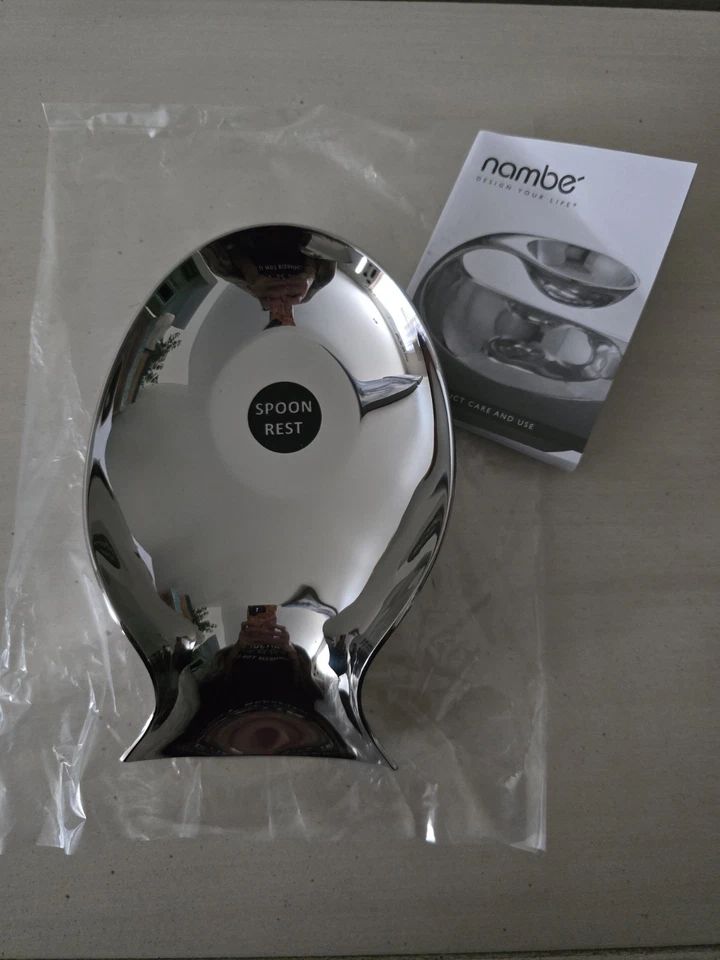 Nambe CURVO Spoon Rest Mt0568 With Defects