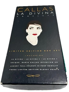 MARIA CALLAS LA DIVINA COMPLETE 4 CD BOX SET LMTD ED 1995 EMI COMPILED - Picture 1 of 24