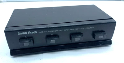Radio Shack 40-137 High Power Stereo Control Center 4 Way Speaker Selector - Image 1 of 2