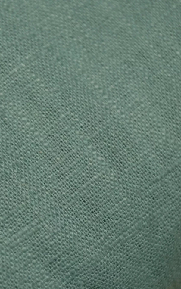 8oz Pre Washed 100% Pure Linen Flax Fabric Material 136cm wide per metre Teal - Image 1 of 1