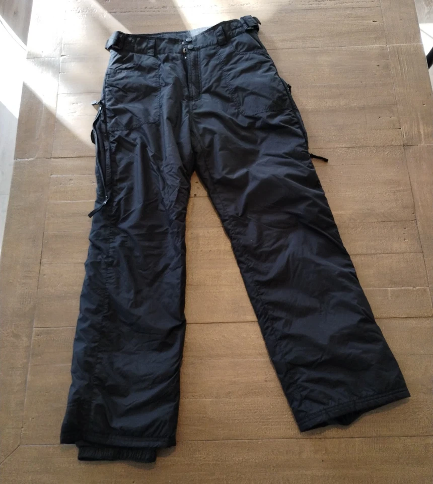 Rawik Pantalones de Nieve Negros Snowboard Esquí Pantalones Unisex Pequeños Pierna Completa Cremallera Usados en Excelente Condición Foto 1 de 4