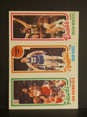 1980-81 Topps #5 Dan Roundfield / Dan Issel / Brian Winters HOF NUGGETS  Foto 1 de 2