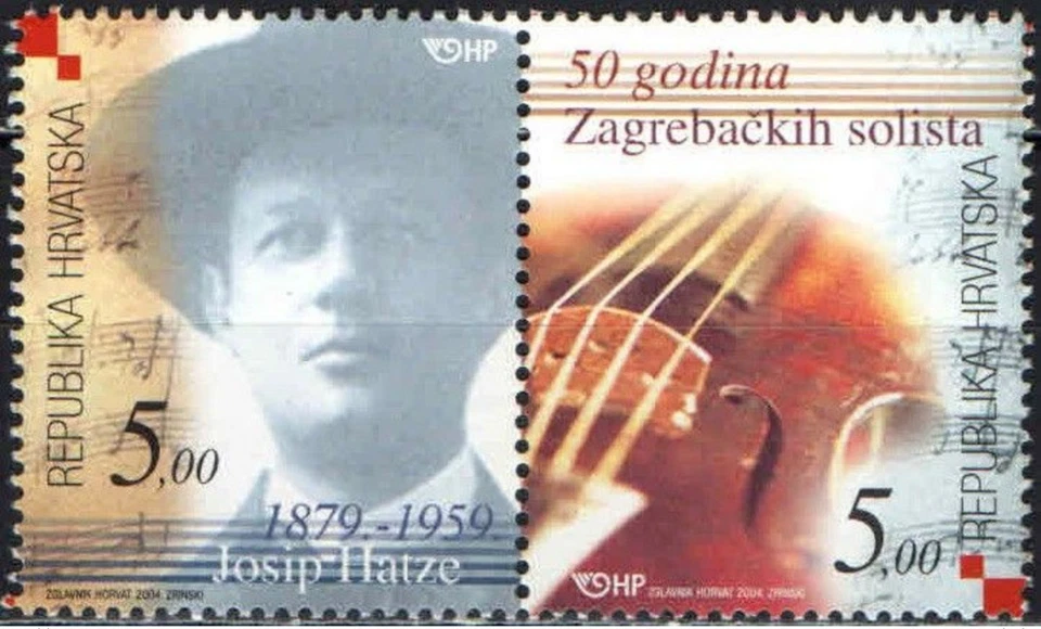 Croácia 2004 ☀ Música croata - 125º aniversário de Josip Hatze ☀ MNH(**) - Imagem 1 de 1