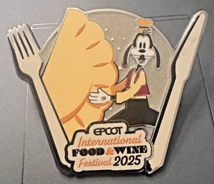 Disney Epcot 2025 Festival de Comida y Vino Caja Misteriosa Prendedor Goofy - NUEVO - Imagen 1 de 2