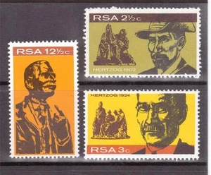 SUDAFRICA, 1968 MONUMENTO HERTZOG, SG 273-5, JUEGO DE 3 montado sin montar o nunca montado - Imagen 1 de 1