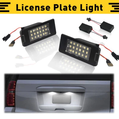 2* LED License Plate Light for 2015 2016 2017 2018 2019 Cadillac ATS Super White - Image 1 of 4