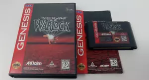 Warlock Sega Genesis Complete in box CIB with Manual Tested Fast Shipping - Bild 1 von 9