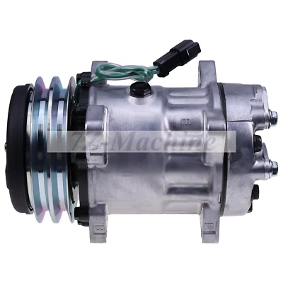 Compresor de aire acondicionado 24V 14649606 14506862 apto para Volvo L90E L110E L120E G900 ECR145 Foto 1 de 4