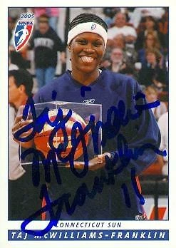 Taj McWilliams autographed Basketball Card Connecticut 2005 WNBA Enterprises #42 - Image 1 of 1