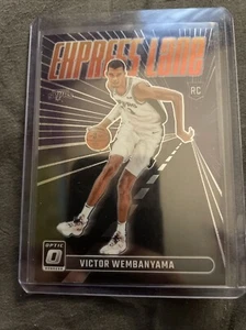 2023-24 Donruss Optic Victor Wembanyama Express Lane RC #8 Base Spurs Rookie - Bild 1 von 2
