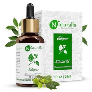Naturalis Pure and Natural Steam Distilled Camphor Essential Oil for Skin, Hair - Picture 1 of 6