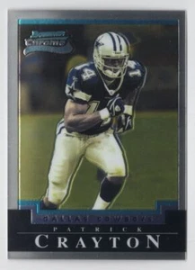 2004 BOWMAN CHROME ROOKIE Patrick Crayton Dallas Cowboys #201 - Picture 1 of 2