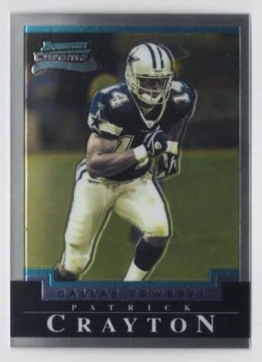 2004 BOWMAN CHROME ROOKIE Patrick Crayton Dallas Cowboys #201 - Image 1 of 2
