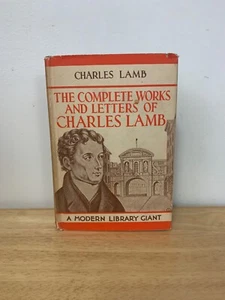 The Complete Works And Letters Of Charles Lamb By Charles Lamb 1935 HCDJ - Picture 1 of 5