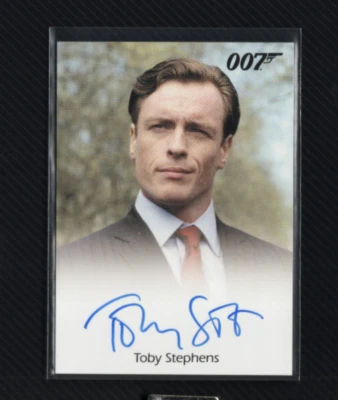 James Bond Mission Logs Autograph Card Toby Stephens as Gustav Graves - Image 1 of 4