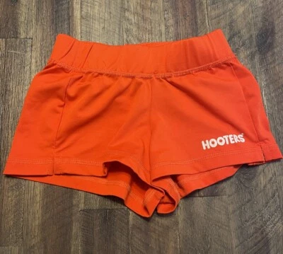 Shorts Booty Hooters Laranja Staff/Waitress Tamanho XXXS - Imagem 1 de 4