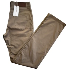 New LUCIANO BARBERA Khaki COTTON Blend CHINO Pants Trousers EU-48 W-30" - Picture 1 of 15